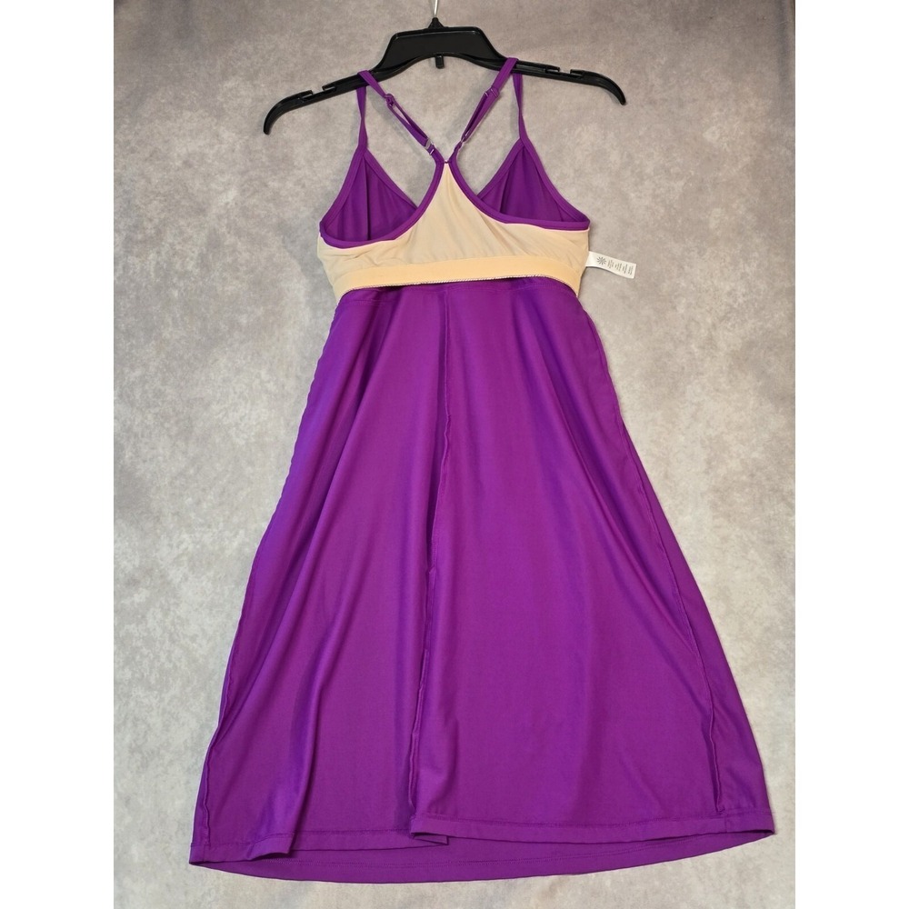 Athleta Beach Womens Size Medium Swim Dress Purple Modest Built-in Bra Modest - Picture 12 of 13